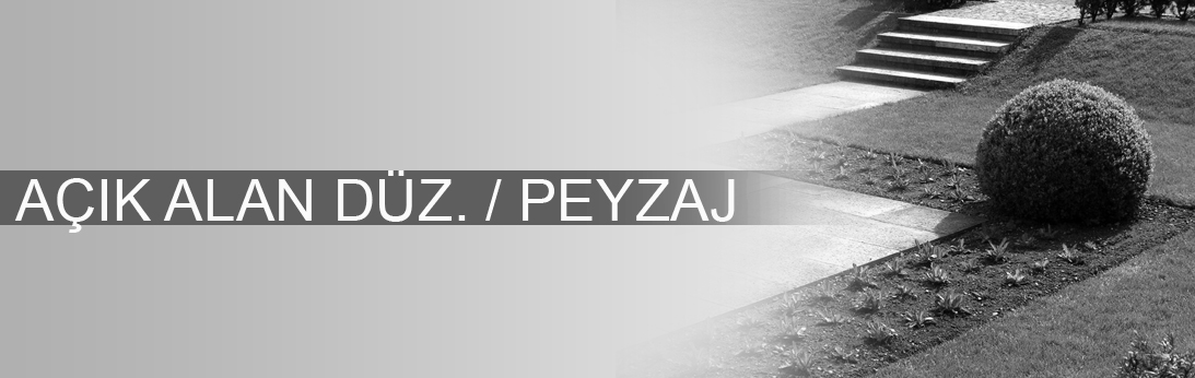 A&ccedil;ık Alan D&uuml;zenlemesi
